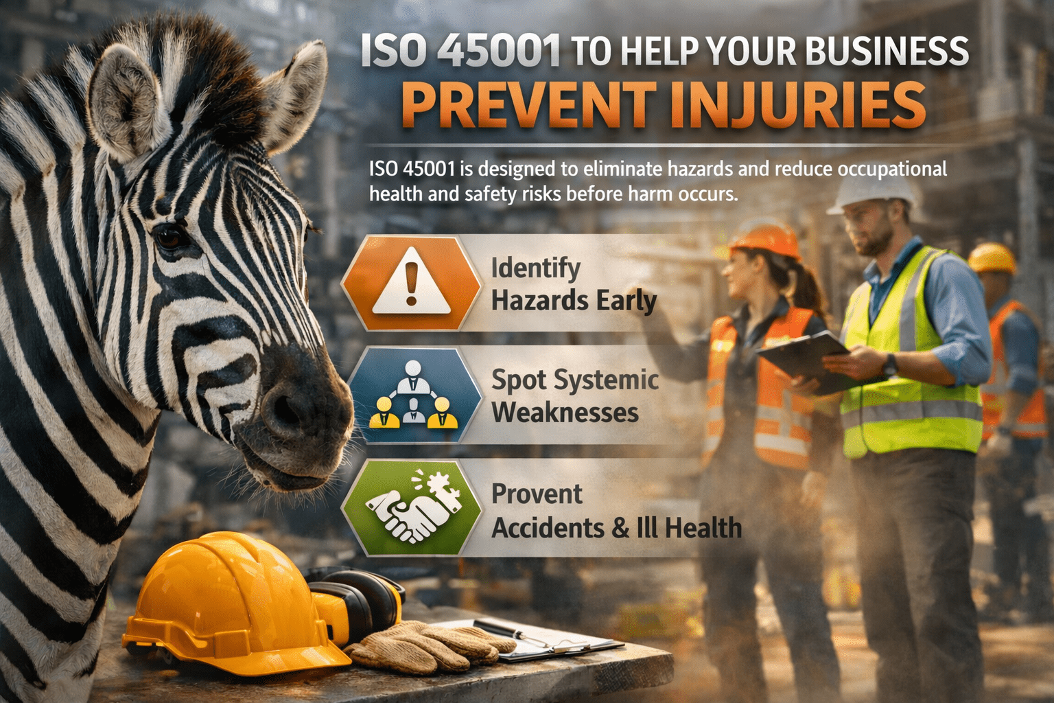 One of the purposes of ISO45001 is Inury Prevention Compliance Managers - One of the purposes of ISO45001 is Inury Prevention